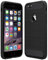 Anjoo Kompatibel für iPhone 6/6s Hülle, Carbon Fiber Texture-Inner Shock Resistant-Weich und Flexibel TPU Cover Case für iPhone 6 iPhone 6s, Schwarz - 4.7 Zoll