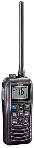 Transceptor Flotante náutico VHF con Sistema de detección de luz IC-M37E Nuevo 2019