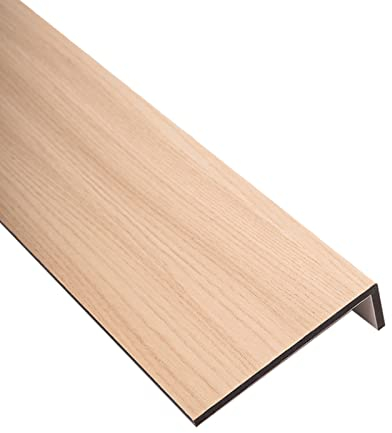 Fensterbank Fensterbankbrett Oberfläche Holzmaserung, Fensterbankabdeckung Mit 40mm Nasenprofil, Fensterbankabdeckung Schlafzimmer Küche Badezimmer Wohnbereich ( Color : A 30cm(11.8 in) , Size : B 130