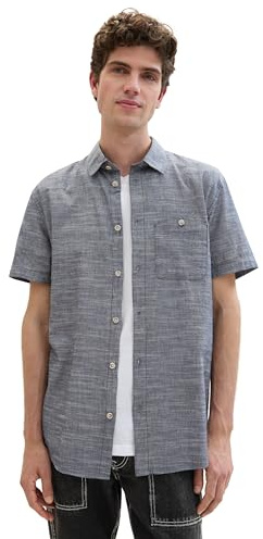 TOM TAILOR Denim herrskjorta, 28941 – Marin Chambray, M