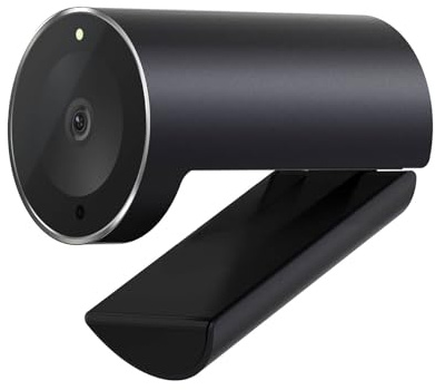4K webbkamera för PC/Mac, 1/2,5 tum 12 MP UHD CMOS-sensor, AI autofokus, AI-brusreducerande mikrofon, justerbar FOV, 1080p @60FPS HD och inbyggt integritetsskydd, för konferens, möten, lag, Twitch och