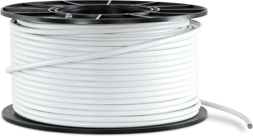 TechniSat 100 m TK Basic SAT Koaxialkabel – 110dB, 4-fach geschirmt, 5–3000 MHz, PVC-Mantel, Stahl/Kupfer Innenleiter, Premium Antennenkabel auf Rolle, für Satellit, DVB-S2, DVB-C, BK & HDTV, 4K