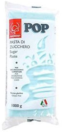Pasta Di Zucchero Colorata Pop 1 kg Modecor - azzurro