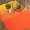FAB HAB Outdoor-Teppich - wetterfest, farbecht, wendbar - recycelter Premium-Kunststoff - Ombre - Terrasse, Balkon, Garten - Kunststoffteppich Big Sur Sonnenuntergang, 180x270 cm