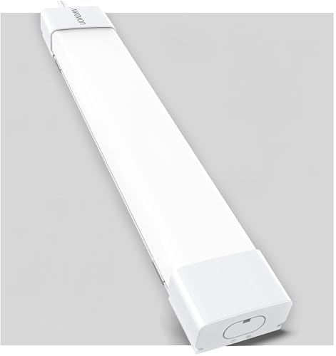 WNSNOU 45W LED Werkstatt Deckenleuchte Feuchtraum 150cm, Led Röhre Leuchte, Feuchtraumleuchte Led mit Stecker für Feuchtraum Bad Werkstatt Garage Keller, IP66 Neutralweiß 4800LM-5000K