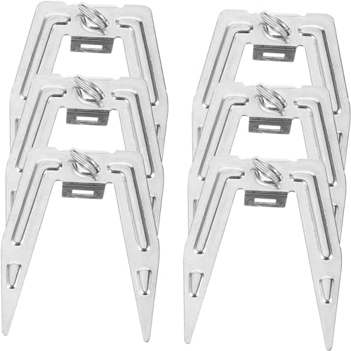 6 Set In Acciaio Inox Friggitrice Ad Aria Forchetta Pollo Arrosto Forchetta Pesce Carne Grigliata Forchetta Agnello Tacchino Forchette Per Griglia Girarrosto Girarrosto Bbq Cucina (argento)