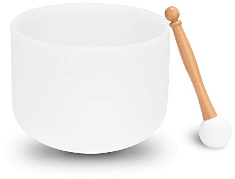 HUIOP 440HZ kristallslagsskål, rituell musikterapi, yoga, meditation, klangskålar, slagverksinstrument