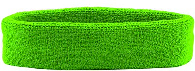 HANERDUN Fascia Sportiva Capelli Fasce Sport Elastiche Antiscivolo Fasce Antisudore per Uomini Donna Head Band Jogging Running Calcio Allenarsi Yoga Ideale per Sport Verde Fluorescente