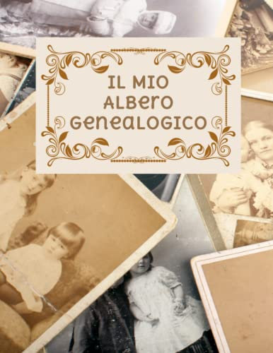 Il Mio Albero Genealogico: Libro del diagramma dell'albero genealogico e registrare la vostra ricerca, libro di genealogia da completare, libro del registro di storia della famiglia.