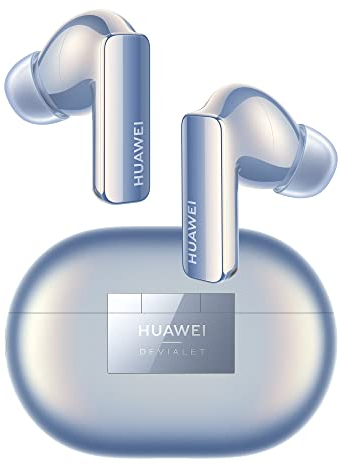 HUAWEI FreeBuds Pro 2, Auriculares inalámbricos Bluetooth, Devialet, Doble Altavoz, Voz cristalina, ANC Inteligente, Triple EQ Adaptivo, Doble conexión, Hi-Res Audio, Azul Plateado, 38 Meses garantía