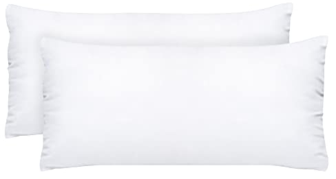 Komfortec Kopfkissen 40x80 cm 2er Set, Oeko-TEX Zertifiziert Kissen mit 800g Kissenfüllung, Allergiker geeignet, Waschbar