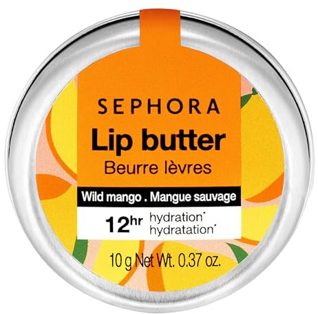 Sephora Lip Butter Wild Mango, 12 ore, idratazione, 10 grammi