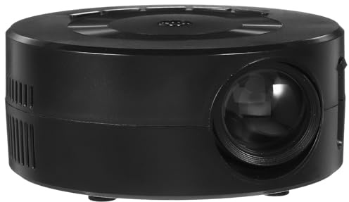 OFFIGAM Mini Proyector Portátil con Duplicación de Pantalla para Niños, Diseño Compacto ABS, Calibración Óptica, Altavoz Incorporado para Viajes y Uso Doméstico