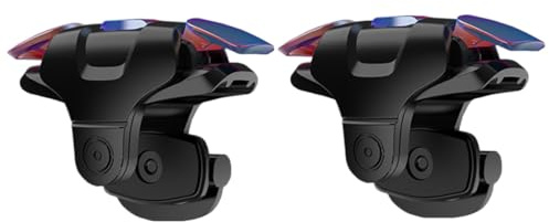 ERINGOGO Trigger Gioco Telefoni Impugnatura in Metallo Accessori per Controller Gioco Mobile Coppia Grilletti Antiscivolo in Silicone per Smartphone Gaming