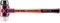 Simplex Schonhammer, Gummikomposition / Superplastik; mit Tempergussgehäuse und hochwertigem Holzstiel | D=40 mm | 3027.040