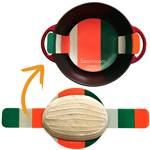 Tappetino da forno in silicone, tappetino in silicone antiaderente per teglia, carta pergamena riutilizzabile, tappetino in silicone per forno olandese, tappetino in silicone Bread Sling(rosa salmone)
