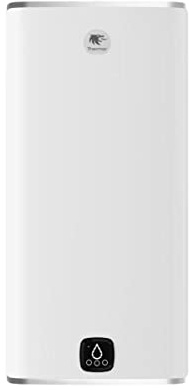 Calentador de agua eléctrico Malicio 3 conectado Thermor – 2400 W – Cuadrado vertical de pared – 120 L – 4 a 5 personas – Blanco
