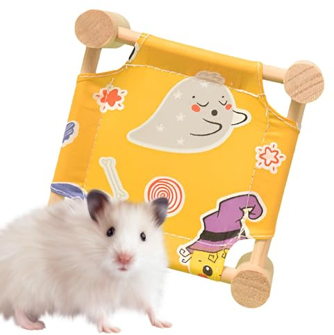 Hamaca De Hurón,Cama De Erizo,Hamaca Desmontable para Hámster, Cama para Mascotas - Cama para Dormir para Mascotas Pequeñas, Hamaca Transpirable para Animales Pequeños, Casa Planeadora De úcar para