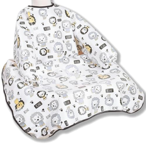 norinori Baby Bibs with Long Sleeves Specialized for Use in High Chair for 6 to 36 Months Toddlers, Waterproof Easy to Clean