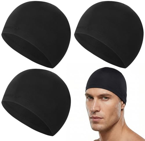 GWEOR 3 Pezzi Sottocasco Moto, Sottocasco Estivo, Bandana Sport, Traspirante sotto Casco Cuffia da Ciclismo Berretto Sport Uomo Donna