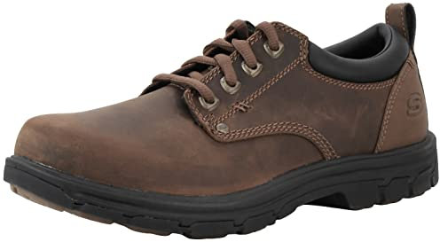 Skechers Men's Segment Rilar Oxford, Brown, 9.5 UK