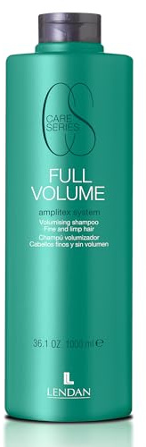 Lendan - Fine Hair Volume Shampoo - Full Volume - 1000 ml - Cleanses, Hydrates, and Protects Hair Fiber - Adds Body and Volume to Hair - with Heat Protector - Strengthens Hair