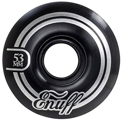 Enuff Refreshers II Coloured Skateboard Wheels 53mm (Black)