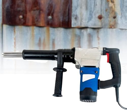 Oiyekntd High Power Electric Needle Scaler, Handheld 1100W Pistol Grip Needle Derusting Gun, Industrial Grade Needle Scaler for Removal of Rust, Weld Slag and Paint
