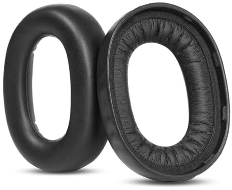 ACCOUTA Almohadillas para Auriculares, Compatible con Jabra Elite 85H los Auriculares. Sustitución de Almohadillas para Auriculares con Cuero de proteínas más Blando y Espuma de Memoria.