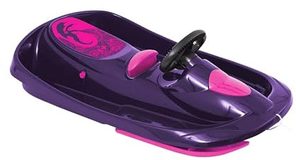 Hamax | Lenkschlitten | SNO Dragon | Kältebeständiges Polyethylen | 95 cm | CE-Zertifizierung | Action auf der Rodelbahn