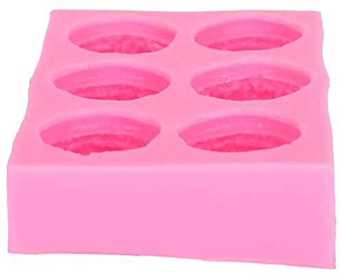 Tomantery Moldes para Hornear Macarrones de Silicona 3D, Molde Antiadherente Profesional para Decoración de Pasteles, para Regalos Caseros, Rosa