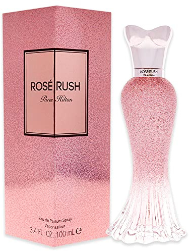 Paris Hilton Rose Rush Eau de Parfum Spray Perfume for Women | Floral and Fruity Fragrance | Notes of Papaya, Peony, Cedar, and White Musk | Feminine | Long-Lasting Scent | 3.4 Fl Oz