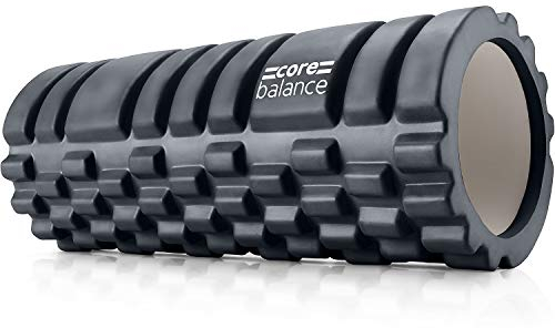 Core Balance Faszienrolle Rücken Wirbelsäule und Ganzkörper für Tiefengewebemassage - Texturierter Sport Foam Roller zur Massage von Triggerpunkten - Faszienrolle Wirbelsäule für Fitness, Gym, Physio