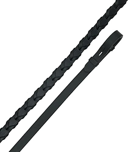 SIE Zügel geflochten Leder geflochten (braun, voll)