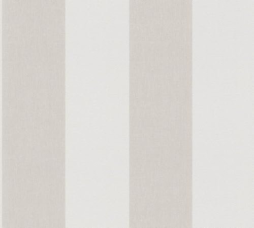 Profhome Carta da parati aspetto tessile 948342-GU carta da parati intissata (TNT) crema beige 0,53 m x 10,05 m / 5,33 m2