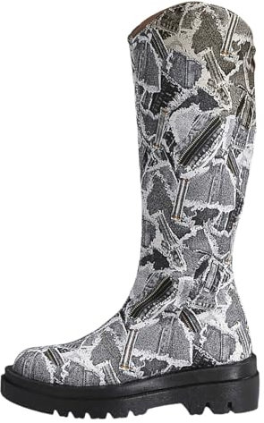 Stivale Donna Stivali Donna Texani Estivi Stivali Texani Stivali Texani Donna 42 Donna Stivali Alti con Tacco A Spillo Stivaletti Donna Moda Overknee Stivale con