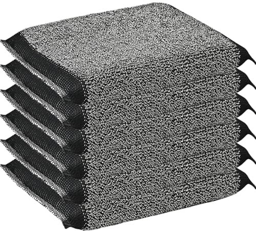 DDGEAA Steel Wool Scrub Sponges, Non Scratch Kitchen Dish Scrubbers