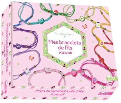 coffret Mes bracelets de fils Kawaii - coffret avec accessoires