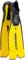 Cressi Rondinella, Pinne da Nuoto, Unisex - Adulto, Giallo, 43/44