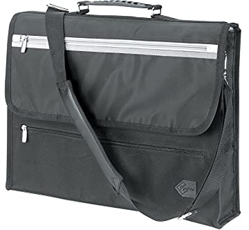 Artcare 11063003 45 x 10 x 35 cm Borsa in Materiale Sintetico per Album da Disegno, Nero