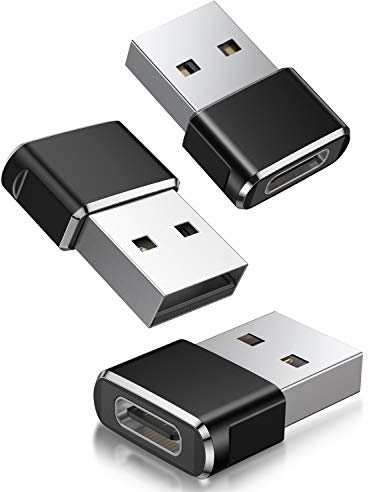 BASESAILOR Adattatore da USB C a USB 3 Pezzi,Tipo C Femmina A Maschio Connettore Cavo per Apple iWatch s10 9,iPhone 16 15 14 13 Pro Max,iPad 11 Air 5 Mini 6,Airpods 4,Samsung Galaxy Z Flip Fold 4 5