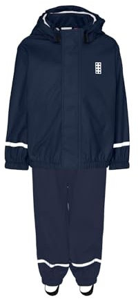 LEGO Wear Unisex 11010040 Regen Set Regenhose, Dunkle Navy, 104