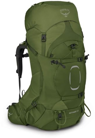 Osprey Aether Men's Backpack, 68L, Garlic Mustard Green, L/XL