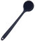 DNC Back Scrubber for Shower Soft Silicone Bath Body Brush with Long Handle (Black)