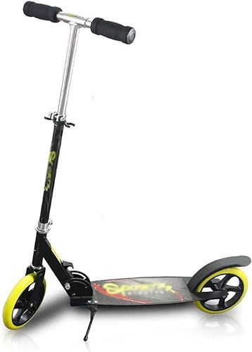 Mobilitätsroller, Erwachsenenroller, Roller geeignet für Teenager, Erwachsene Jungen und Mädchen, faltbares 2-Rad-Lichtblitzrad, Einzelpedal-Roller, Rutschfester Tretroll
