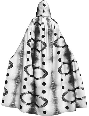 SSIMOO Mantello da vampiro unisex per hockey su ghiaccio, per Halloween, un abbigliamento da festa indispensabile per uomini e donne, Arte Hockey su ghiaccio, taglia unica