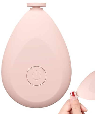 Elektrisk nagelklippare för spädbarn | Nagelklippare för spädbarn med 4 sliphuvuden – nagelklippare för baby, nyfödd, småbarn, droppform, babynagelsax, oxeuponbatterier, nagelklippare