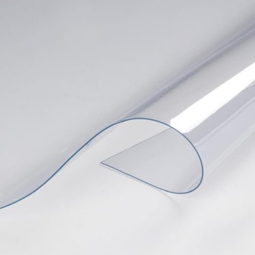 Thick 0.5MM FIRE UV Cold Crack Resistant Outdoor Suitable Clear PVC SHEETING Windows Boats Covers (2 Metres)