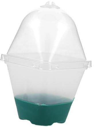 ibasenice Trasparente da Vivaio Drenaggio da Piantagione in Plastica per Esterni Piccolo per Piante per e Coltivazione