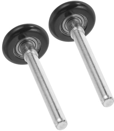 SHINEOFI 2 Piezas Rodillo de Puerta de Garaje de Nylon con Rodamientos de Precisión, Reducción de Vibración y Protección contra Suciedad para Puertas Residenciales y Rieles Automáticos de